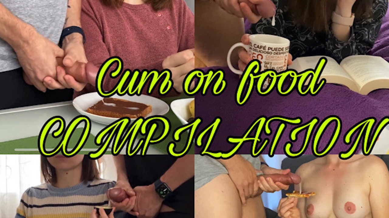 cum on food video