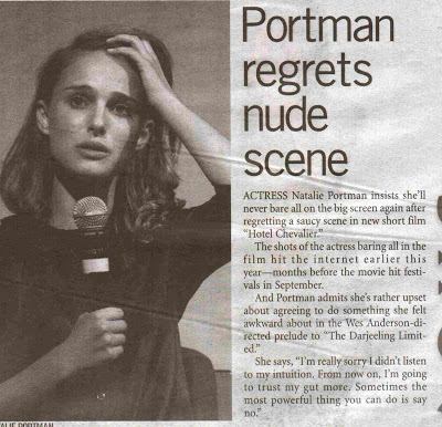 carolyn holley recommends Has Natalie Portman Posed Nude