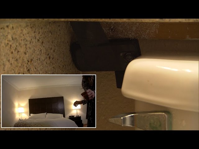 hidden camera in shower room