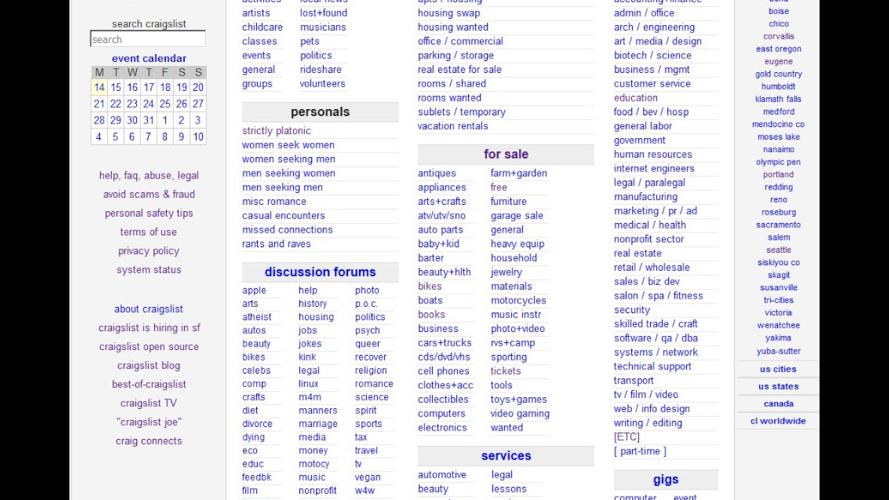 billy tirado recommends Craigslist Eastern Oregon Personals