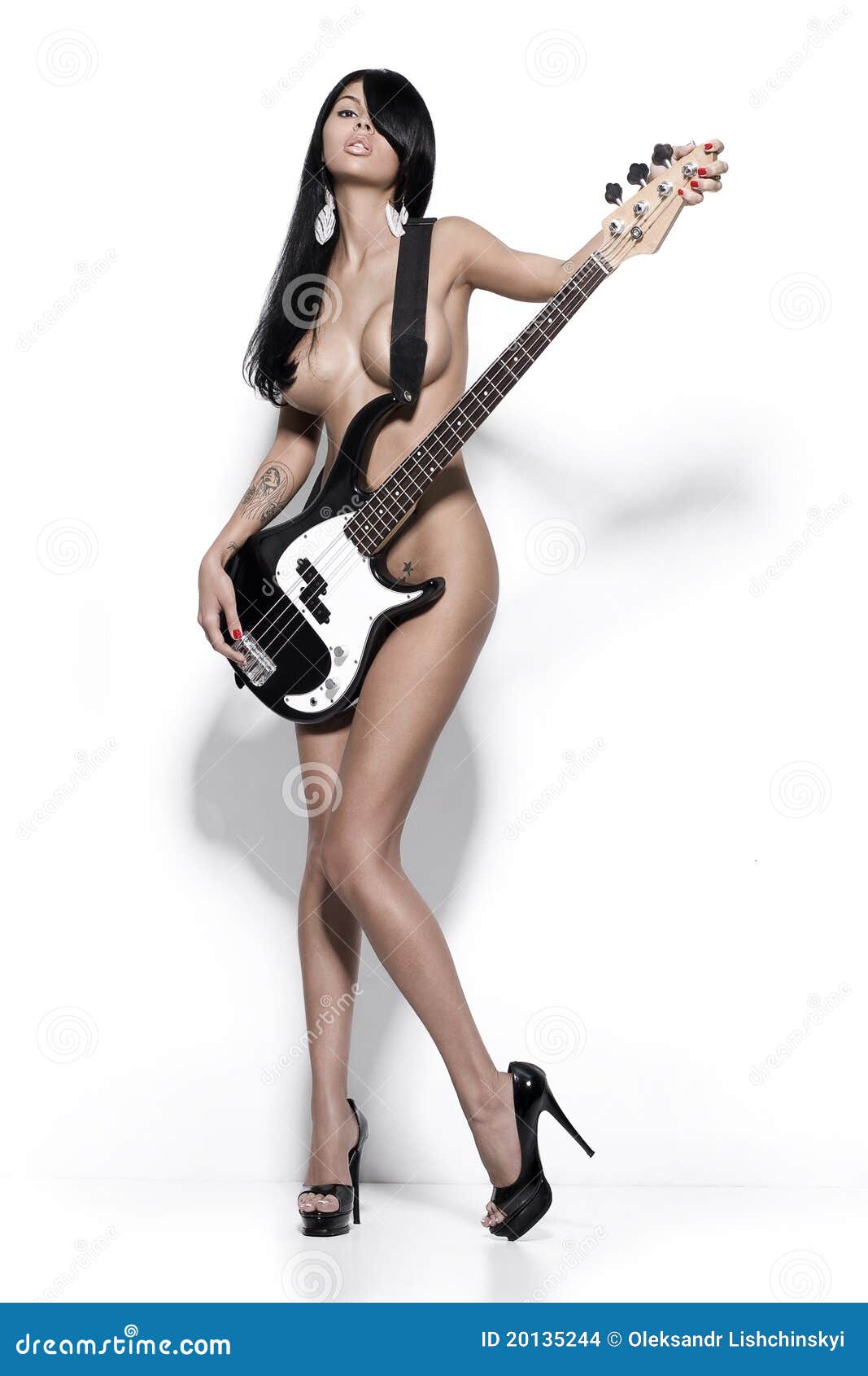 brenda mayhew add photo nude girl with guitar