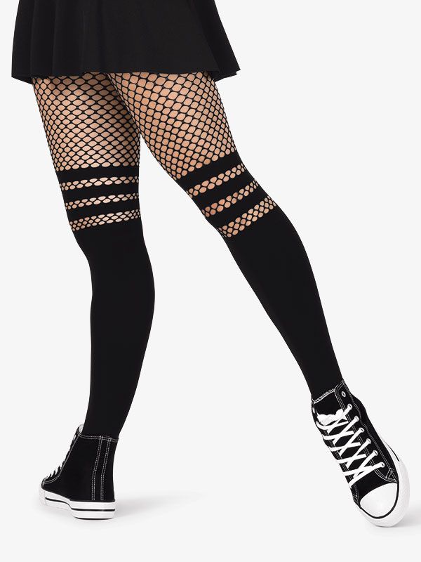 bryan gaitan add photo knee high fishnet tights