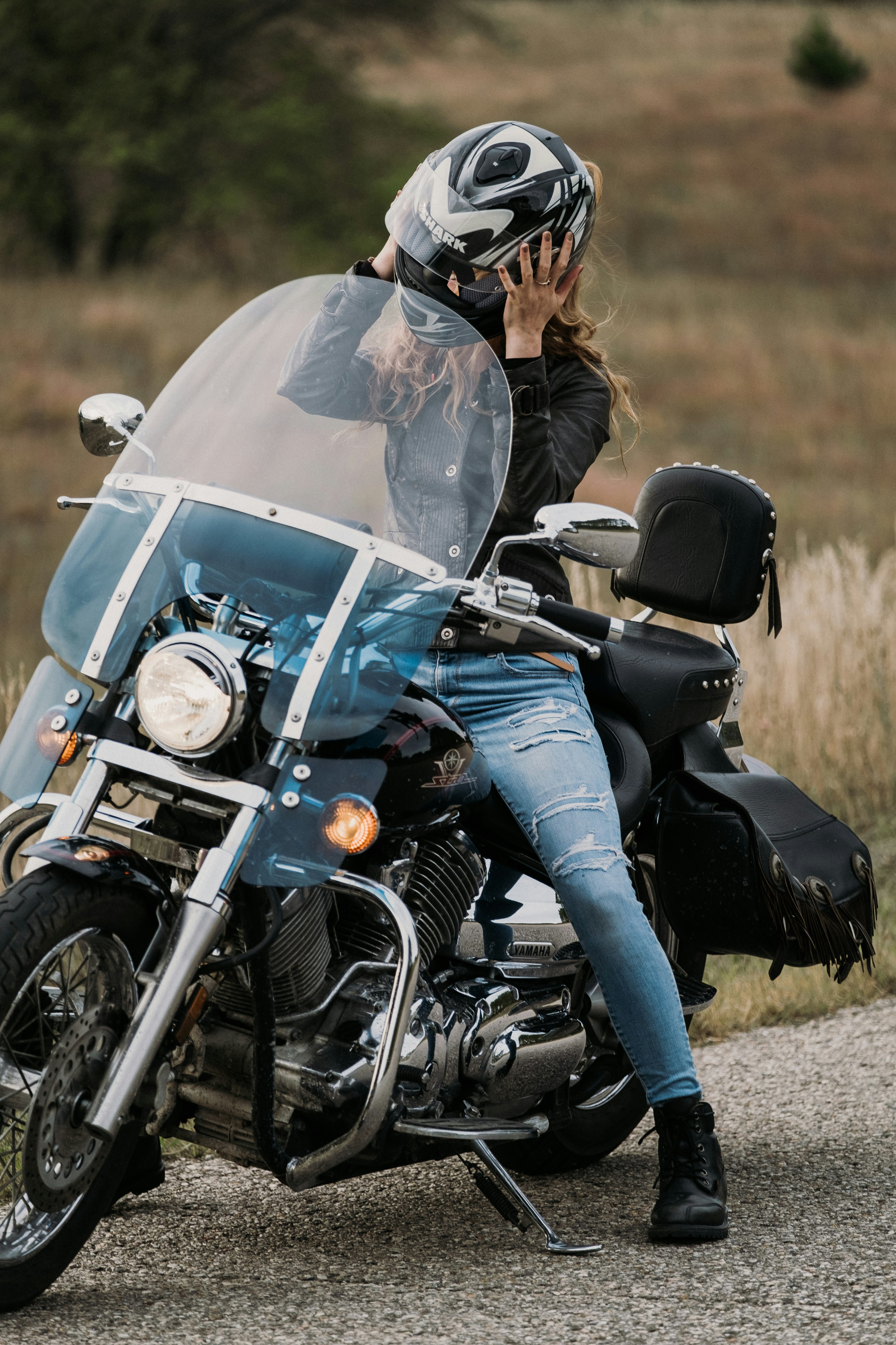 audra aaron add motorcycle girl pics photo
