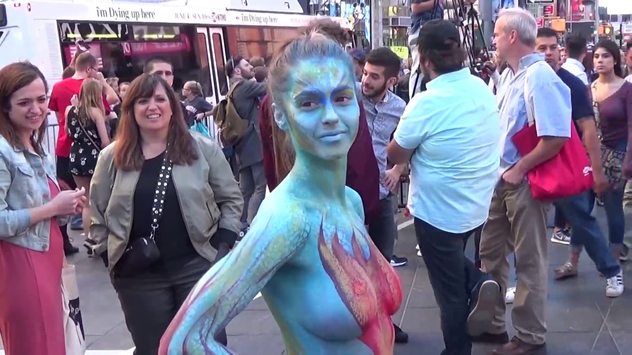 art potter recommends body painting nyc times square pic