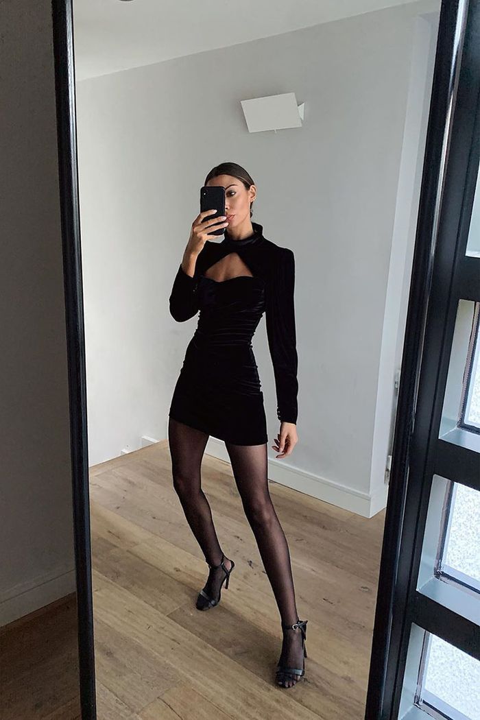 devon sealey recommends Black Dress And Stockings