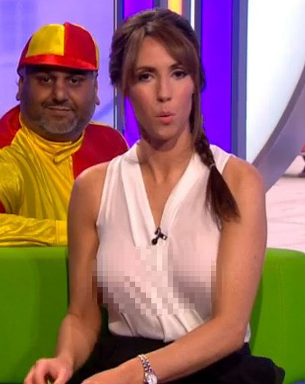 david deboard share nipples on live tv photos