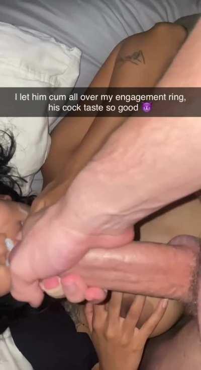 cum on my wedding ring