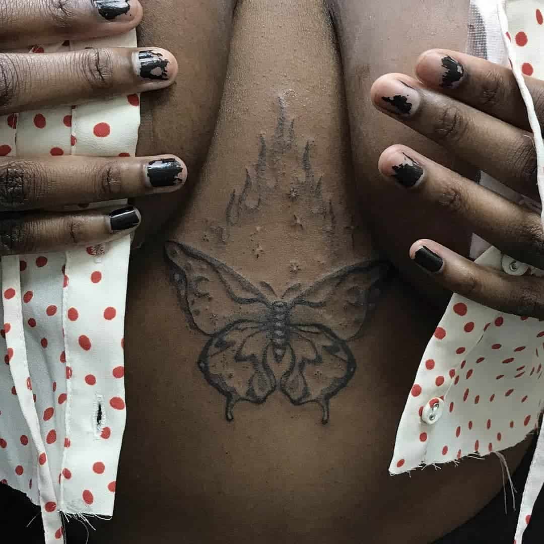 camilo amaya recommends butterfly sternum tattoo pic