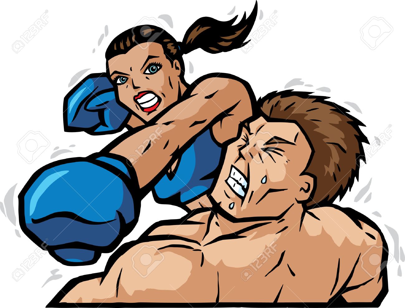 christian alexander recommends girl knocks guy out pic