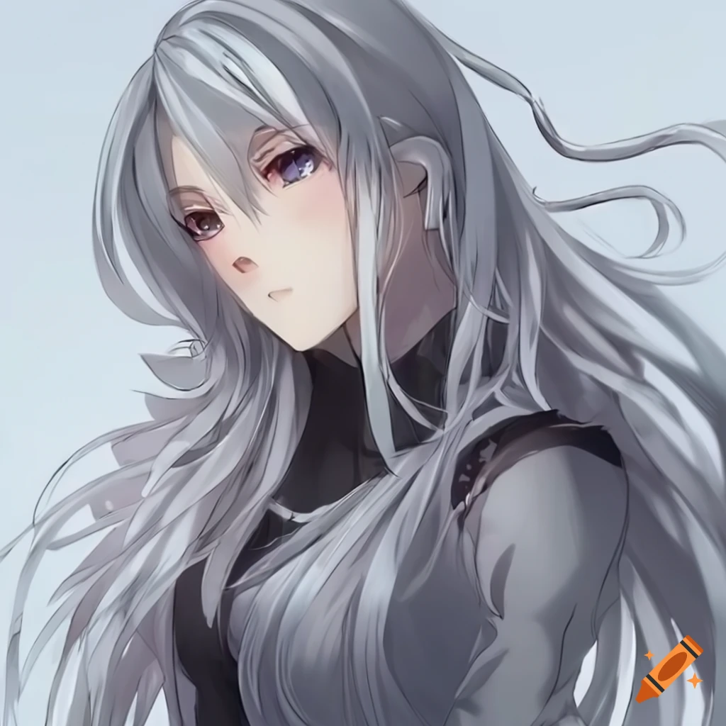 Best of Anime with grey hair