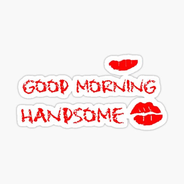 aaron cronan add photo good morning stickers for him