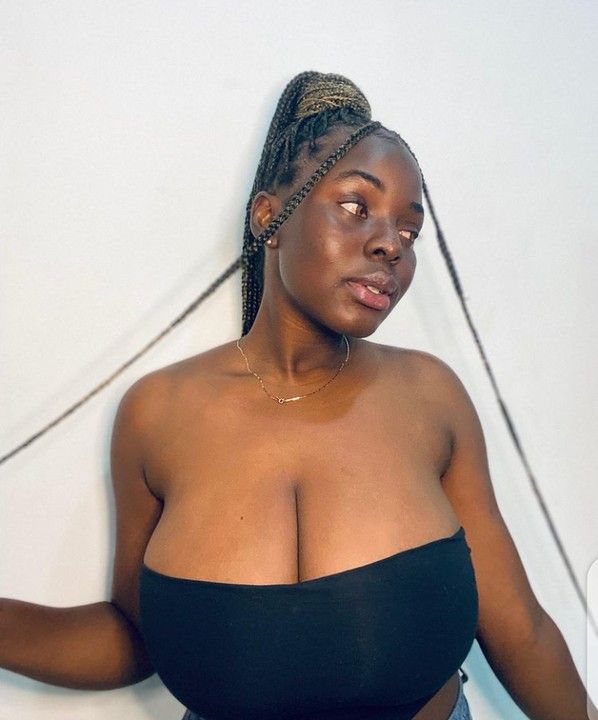 huge natural ebony boobs