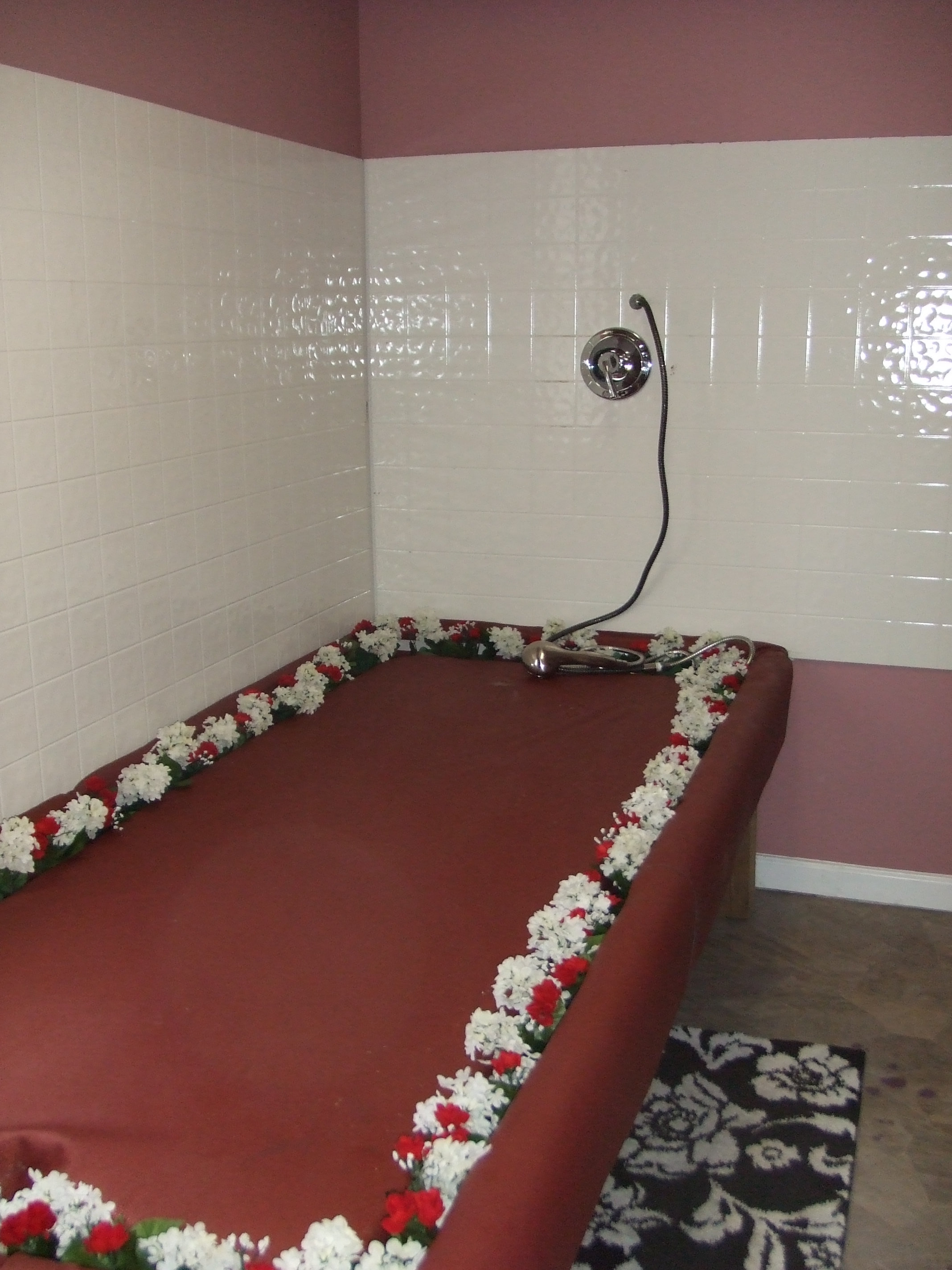 Asian Massage Table Shower october day