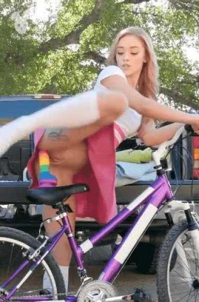 debra pawley recommends dildo on a bike pic