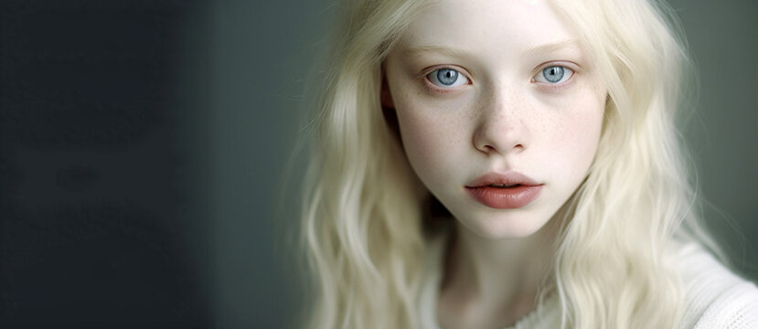 albino girl nude