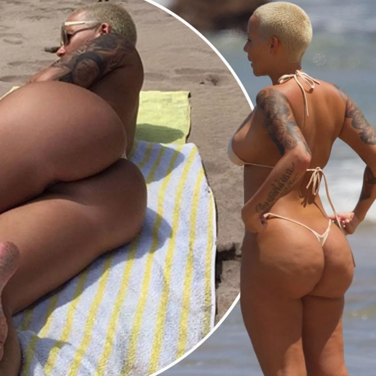 becca brandt recommends amber rose bare ass pic