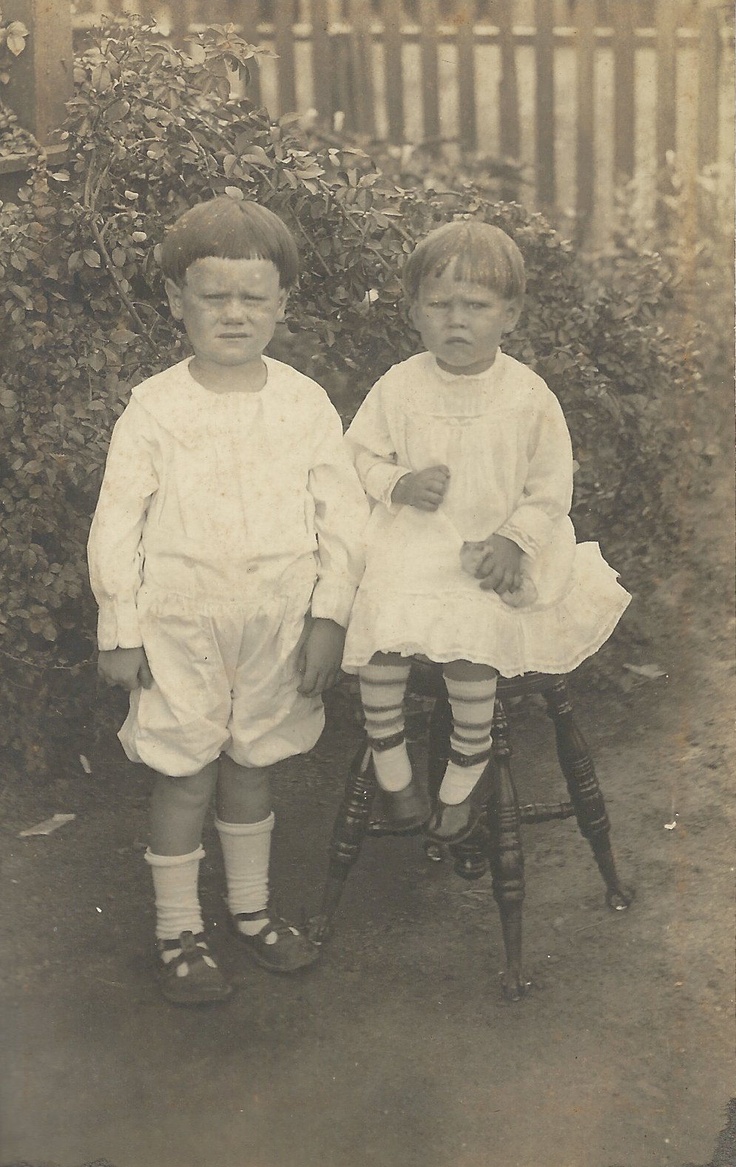vintage brother and sister