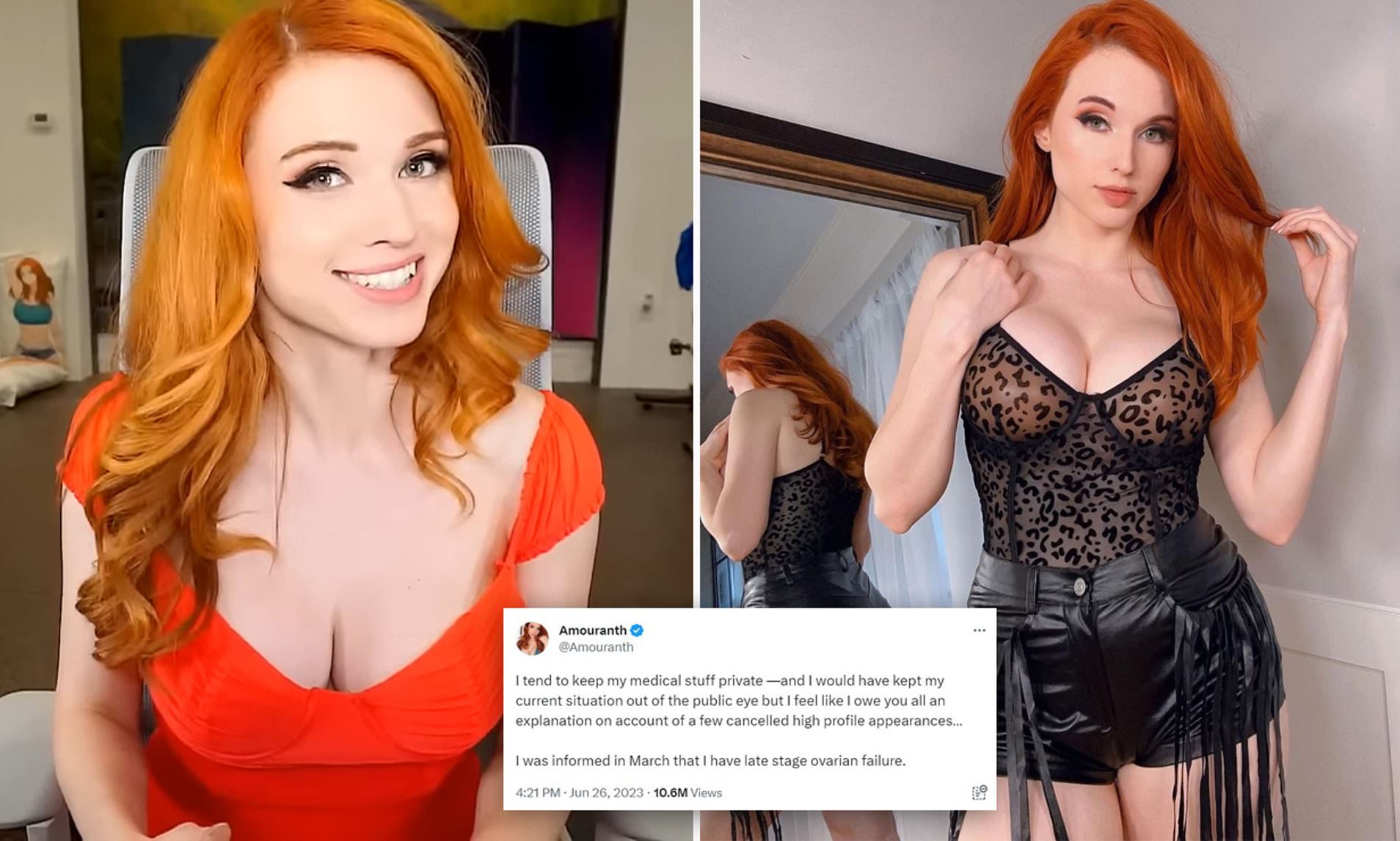 amalia ama recommends Amouranth Uncovered Pictures
