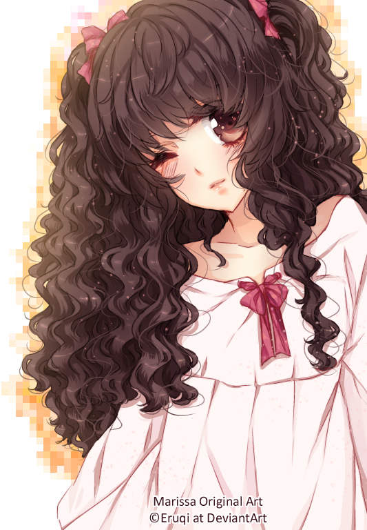 daniel jimenez jr recommends anime female curly hair pic