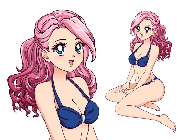 Anime Girl In Bathing Suit winner compilation