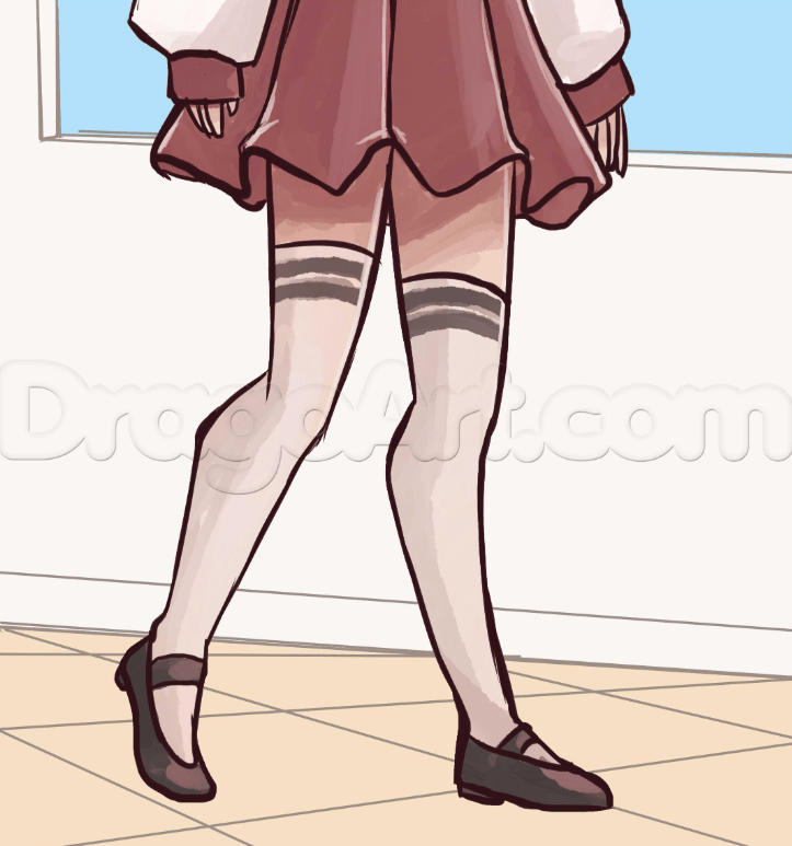 Best of Anime girl legs