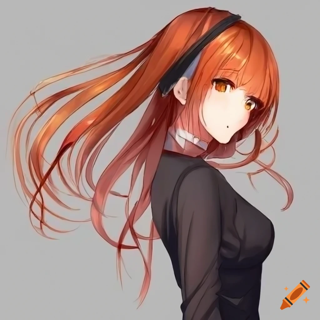 diana moxley recommends anime girl with long orange hair pic