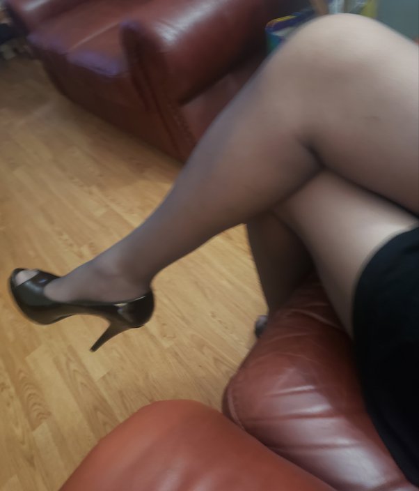 panty hose and heels
