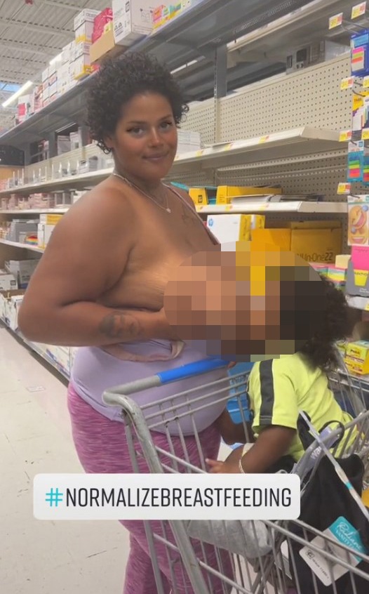 aeriel johnson share big tits grocery store photos