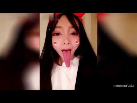 Best of Long tongue asian girl