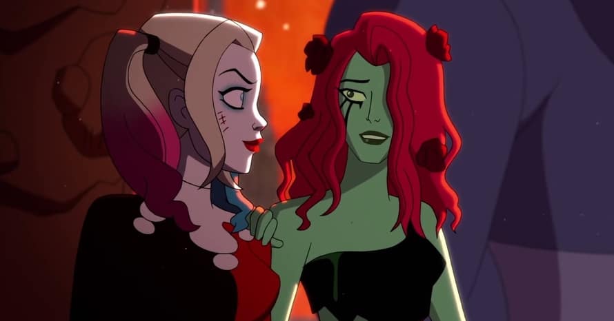 brandon goulding recommends harley quinn poison ivy kiss pic