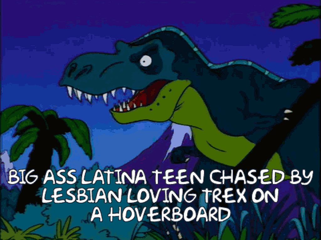 christina buban recommends big ass latina teen chased by lesbian loving trex pic