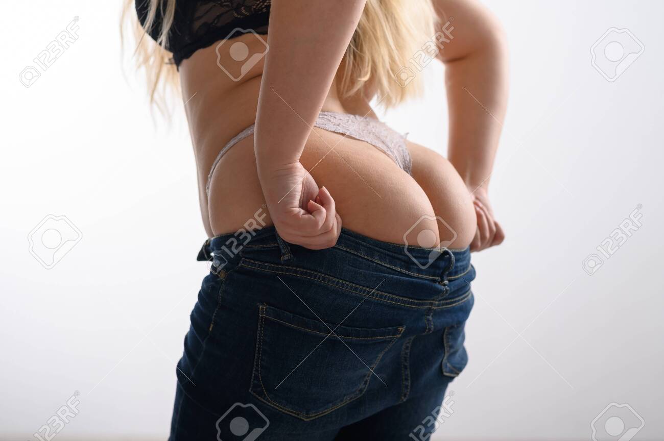 Big Butt In Tight Jeans stepsis cum