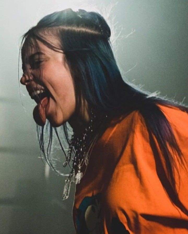 courtney dube recommends billie eilish tongue out pic