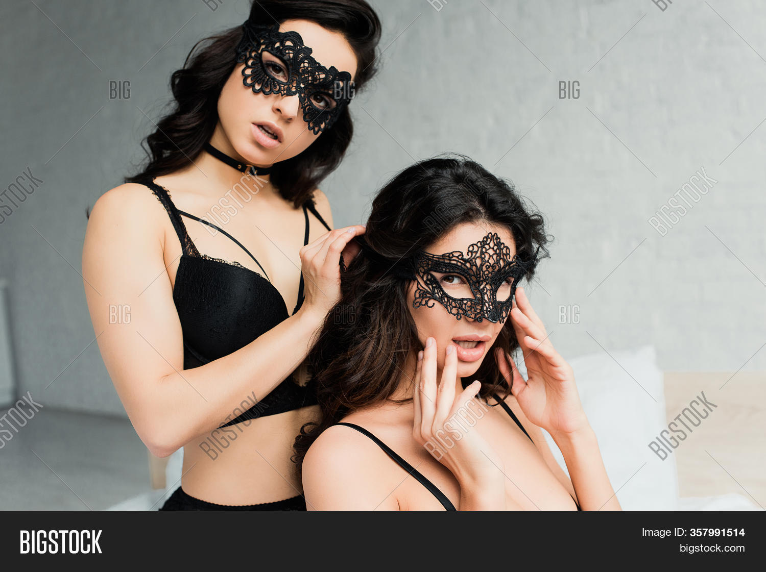 black lesbians on bed