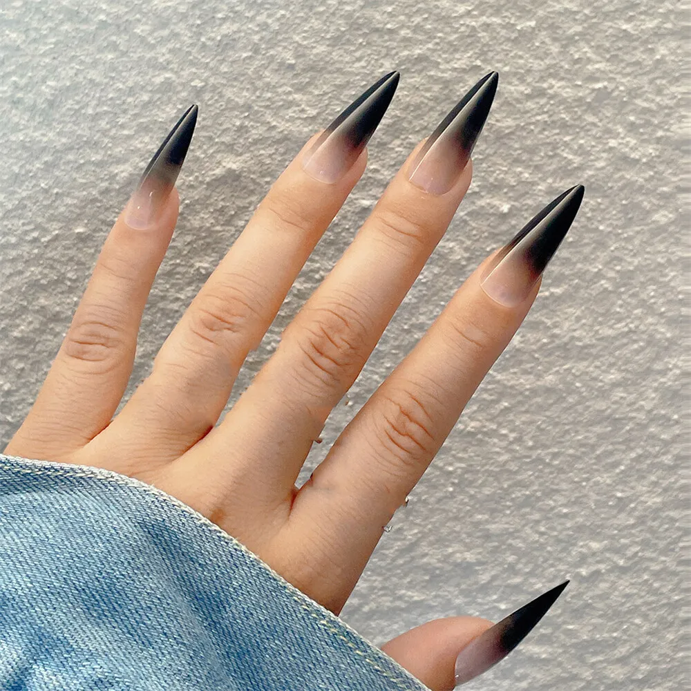 amey lad recommends Black Sharp Nails