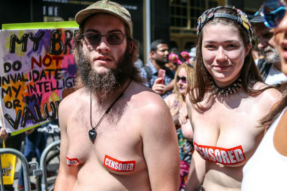 Breasts Out In Public slut blowjobs
