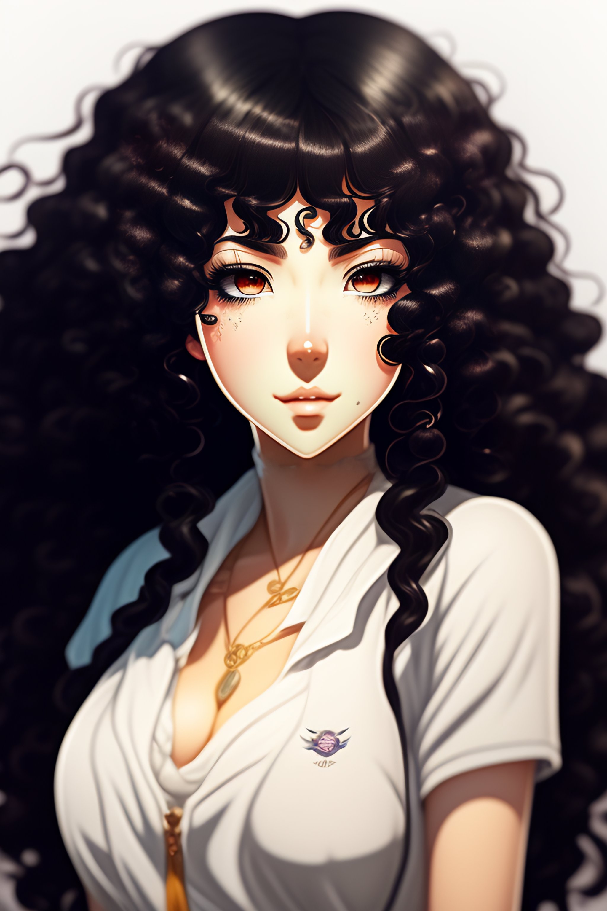 alberto murray recommends Anime Female Curly Hair