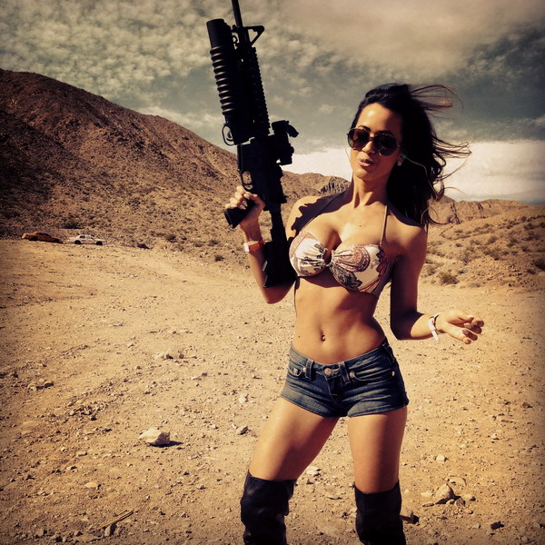 beverly thornburg add hot girl with ak47 photo