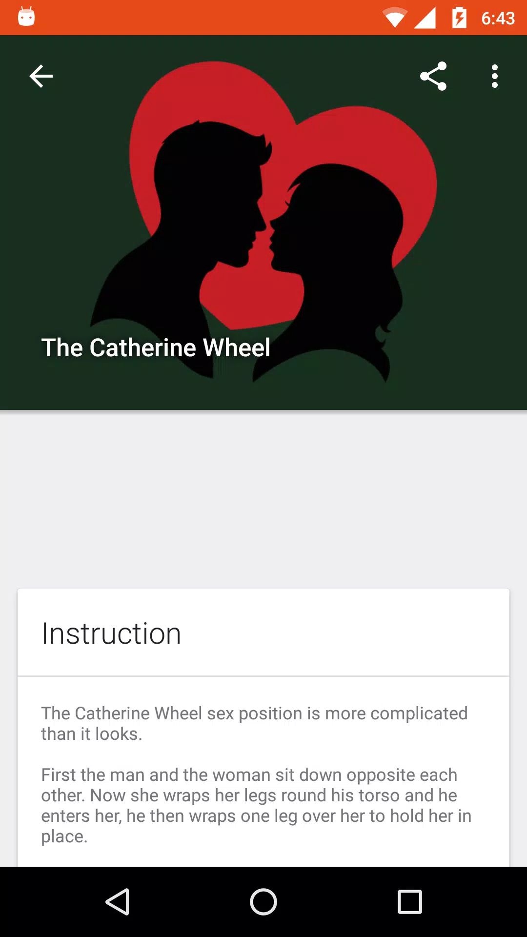 ched umali recommends Catherine Wheel Sex Position