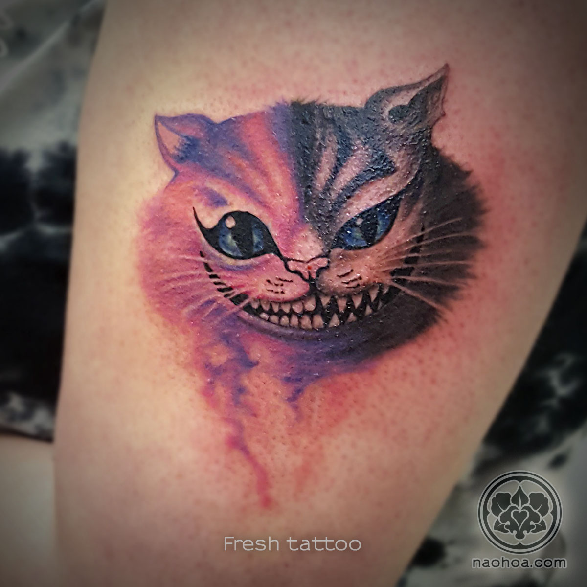 brenda shute share cheshire cat face tattoo photos