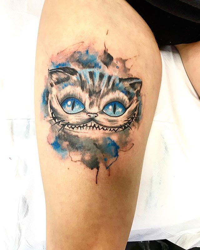 Cheshire Cat Face Tattoo video indir