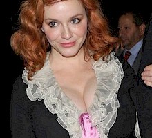 christina hendricks nipple slip