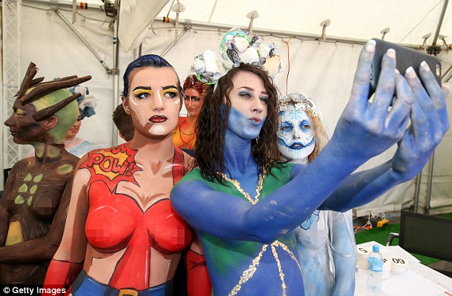 ann hanna add photo cosplayers wearing nothing but body paint