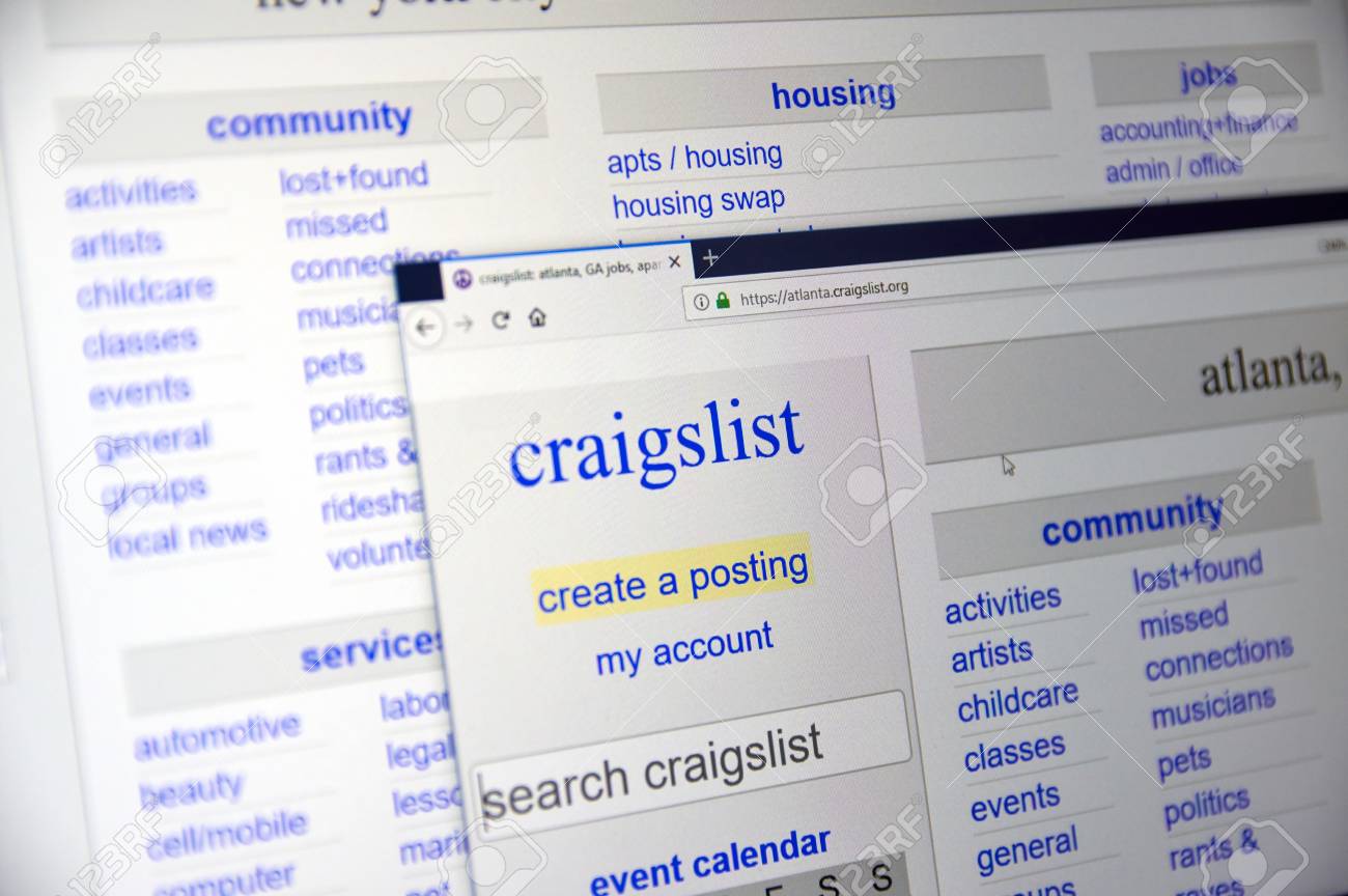 cindy eide recommends Craigslist Atlanta My Account
