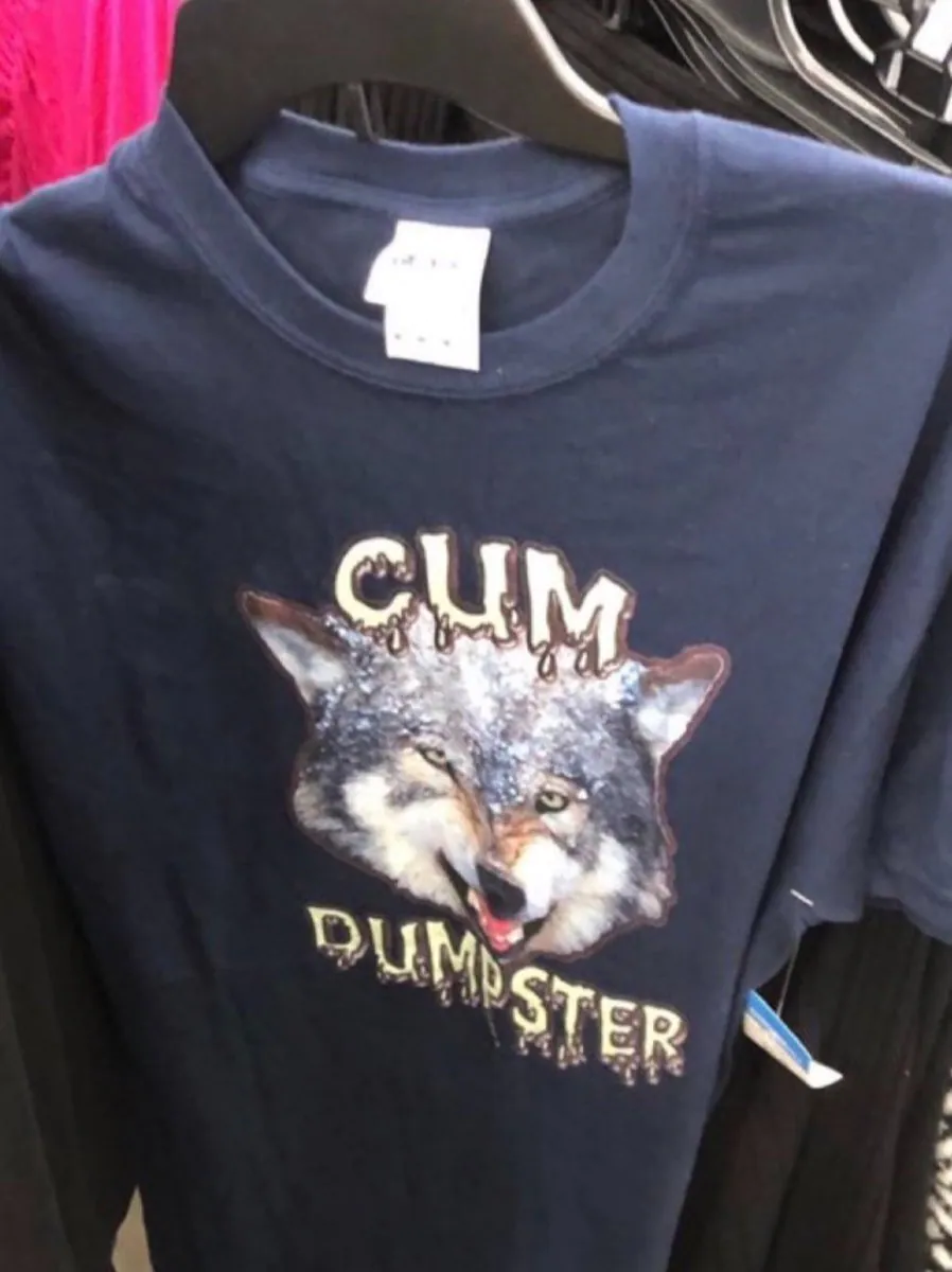 cum dumpster t shirt