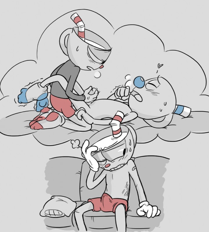 Best of Cuphead and mugman porn
