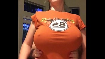 daniel craig hancock recommends Big Tits Orange Shirt Fucked Porn