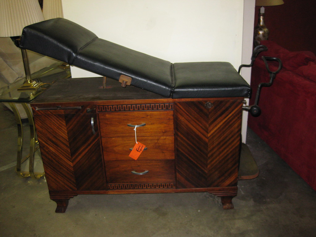 billie blanchard add antique medical exam table photo