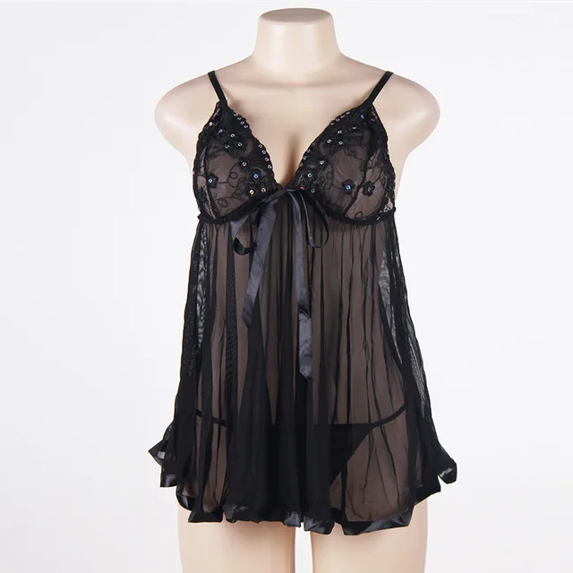 ahmad anzi recommends transparent plus size babydoll sleepwear pic