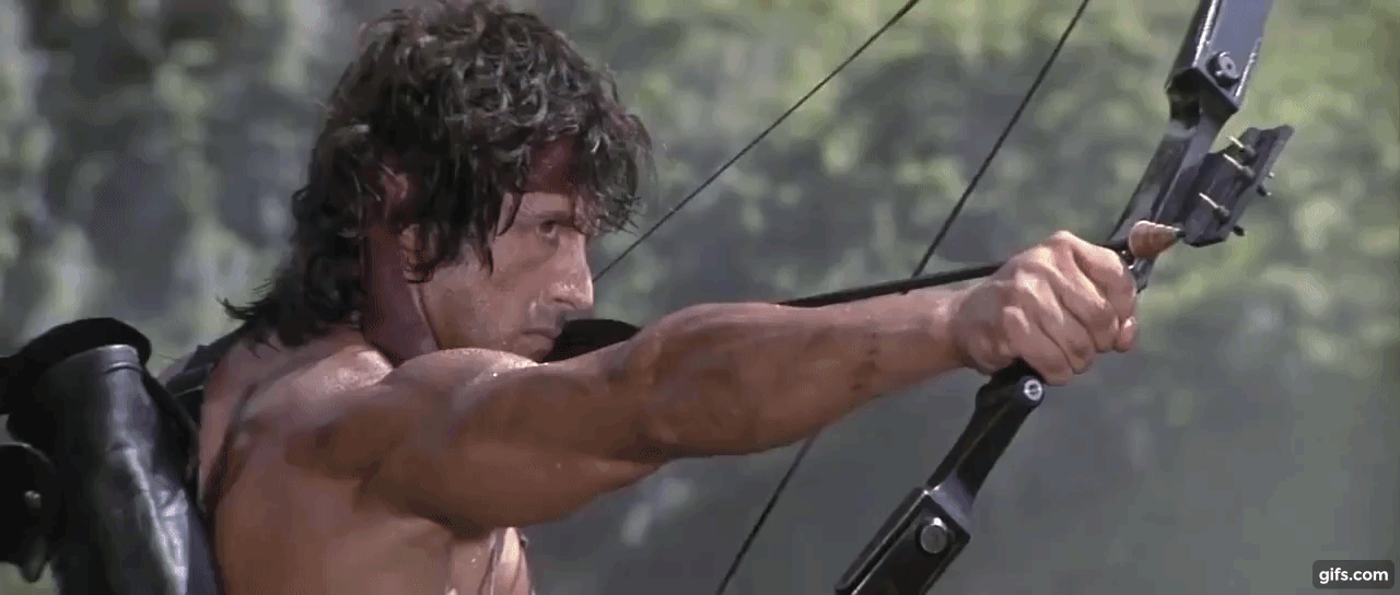 Rambo Shooting Gif style com
